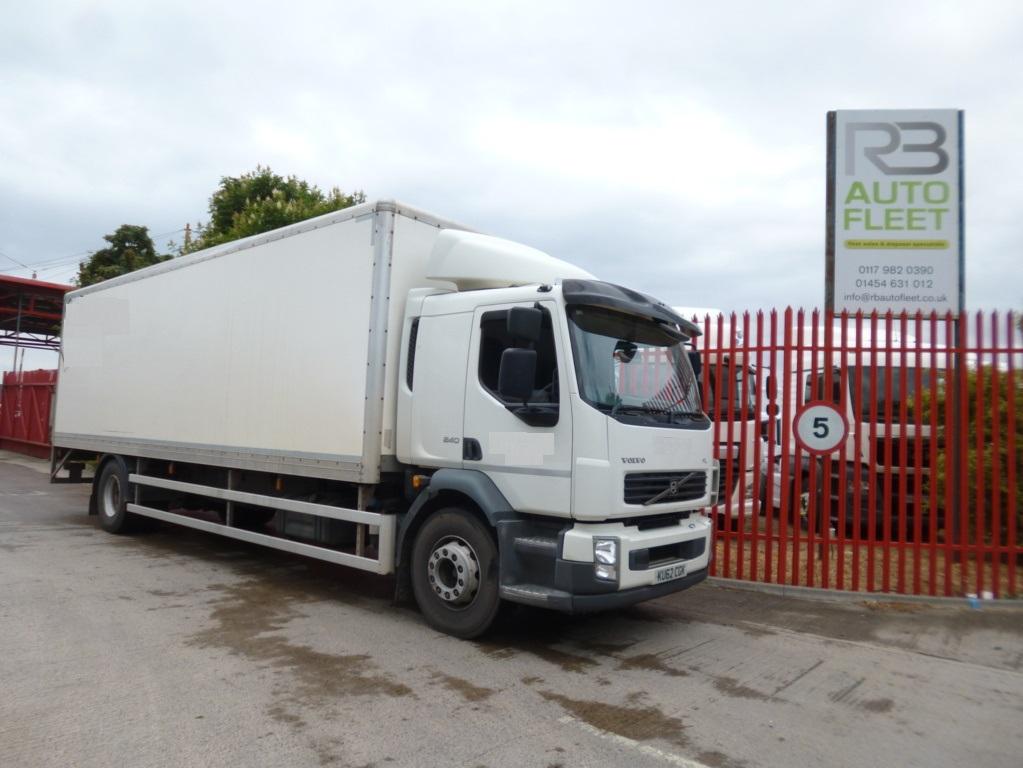 Volvo Flh 240 18 Tonne Box Lorry With Tail Lift Ku62 Cgk Rb Autofleet